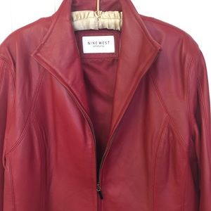 💥SALE! Red 🎈Leather Jacket/Coat